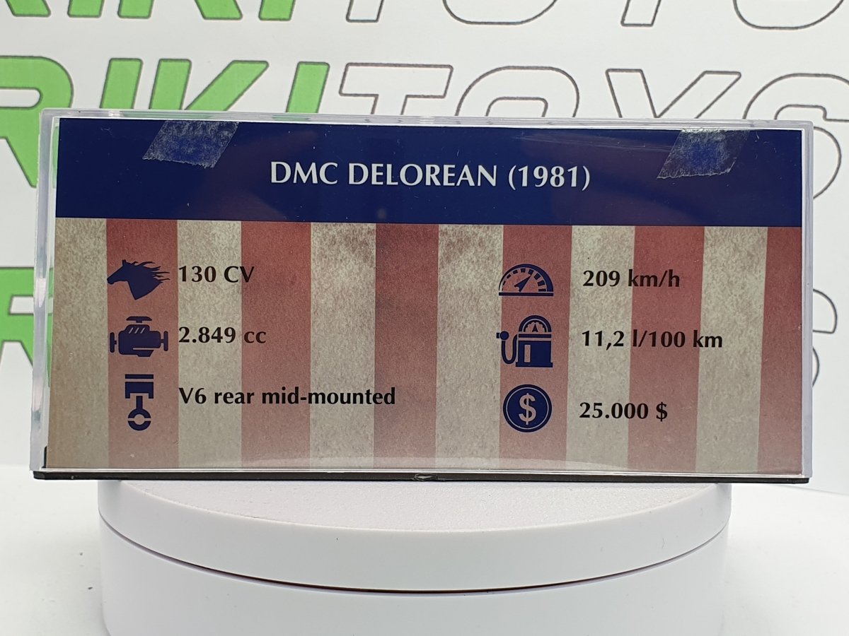 DMC Delorean 1981 Edicola 1/43 - RikiToys - Edicola#