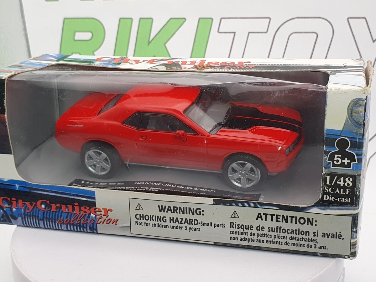 Dodge Challenger New Ray 1/48 Rosso 2006 - RikiToys - New Ray