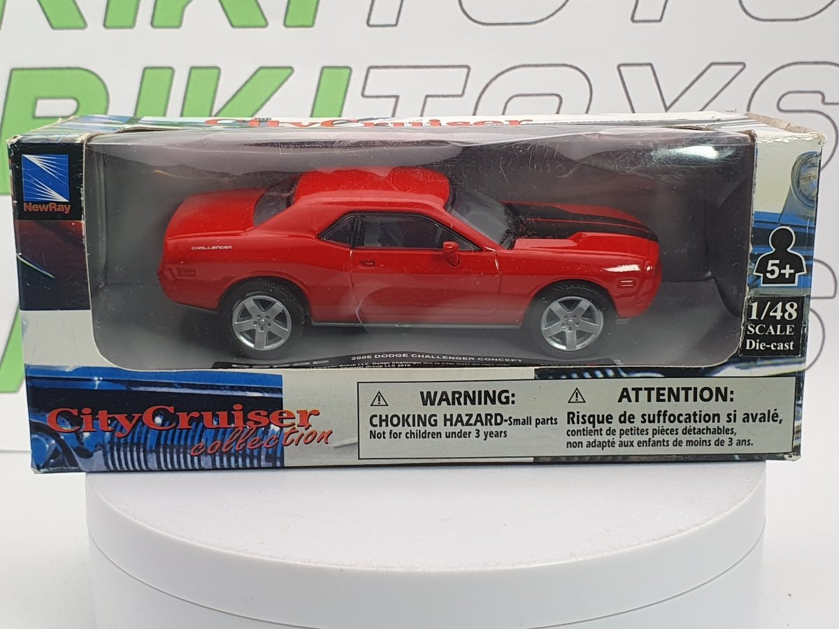 Dodge Challenger New Ray 1/48 Rosso 2006 - RikiToys - New Ray