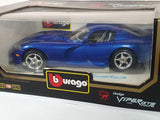 Dodge Viper GTS Burago 1/18 1996 - RikiToys - Burago