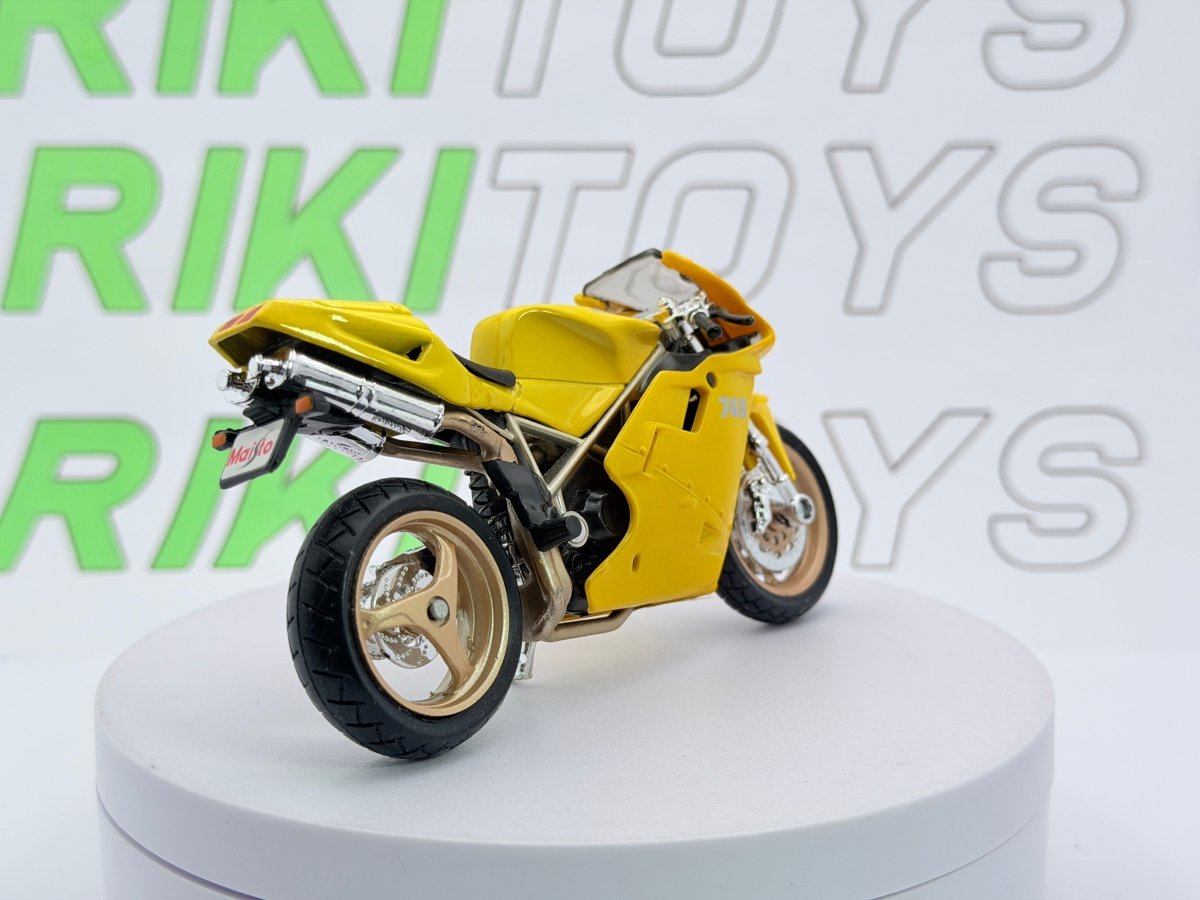Ducati 748 Maisto 1/18 Giallo - RikiToys - Maisto