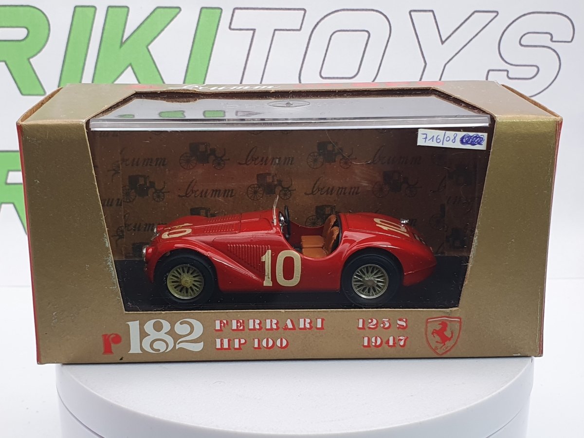 Ferrari 125 S Brumm 1/43 Rosso 1947 - RikiToys - Brumm