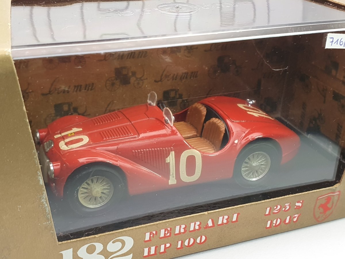 Ferrari 125 S Brumm 1/43 Rosso 1947 - RikiToys - Brumm