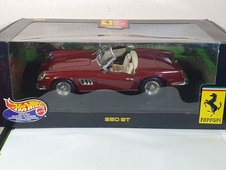 Ferrari 250 GT California Hot Wheels 1/18 Marrone met. 1957 - RikiToys - Hot Wheels