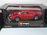 Ferrari 250 Le Mans Burago 1/18 Rosso 1966 - RikiToys - Burago