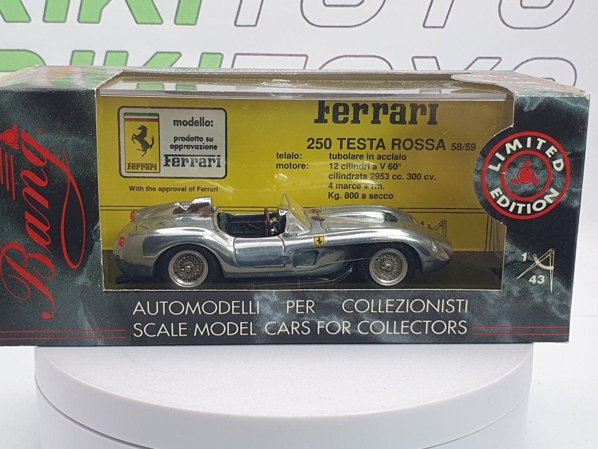 Ferrari 250 TR Bang 1/43 Cromo 1958 - RikiToys - Bang