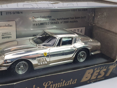 Ferrari 275 GTB 4 Best 1/43 Cromo 1966 - RikiToys - Best