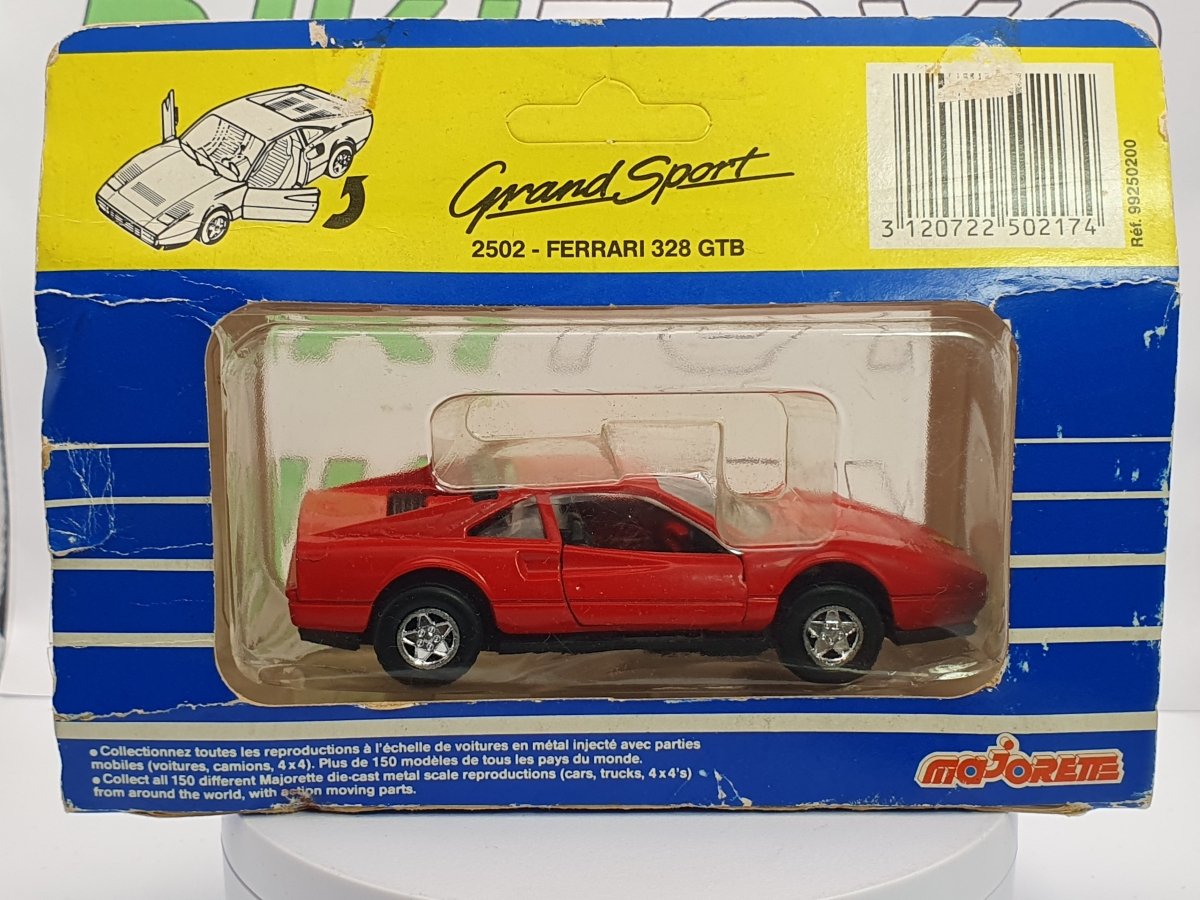 Ferrari 328 GTB Majorette 1/38 Rosso - RikiToys - Majorette#