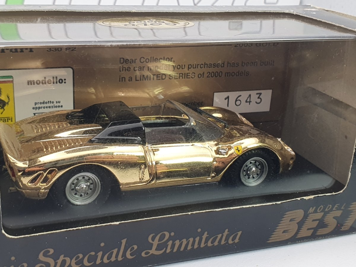 Ferrari 330 P2 Best 1/43 Oro 1965 - RikiToys - Best