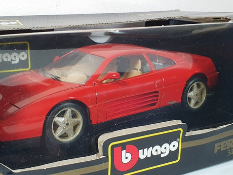 Ferrari 348 TB Burago 1/18 Rosso 1989 - RikiToys - Burago