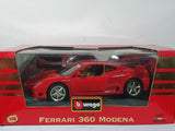 Ferrari 360 Modena Burago 1/18 Rosso 1999 - RikiToys - Burago