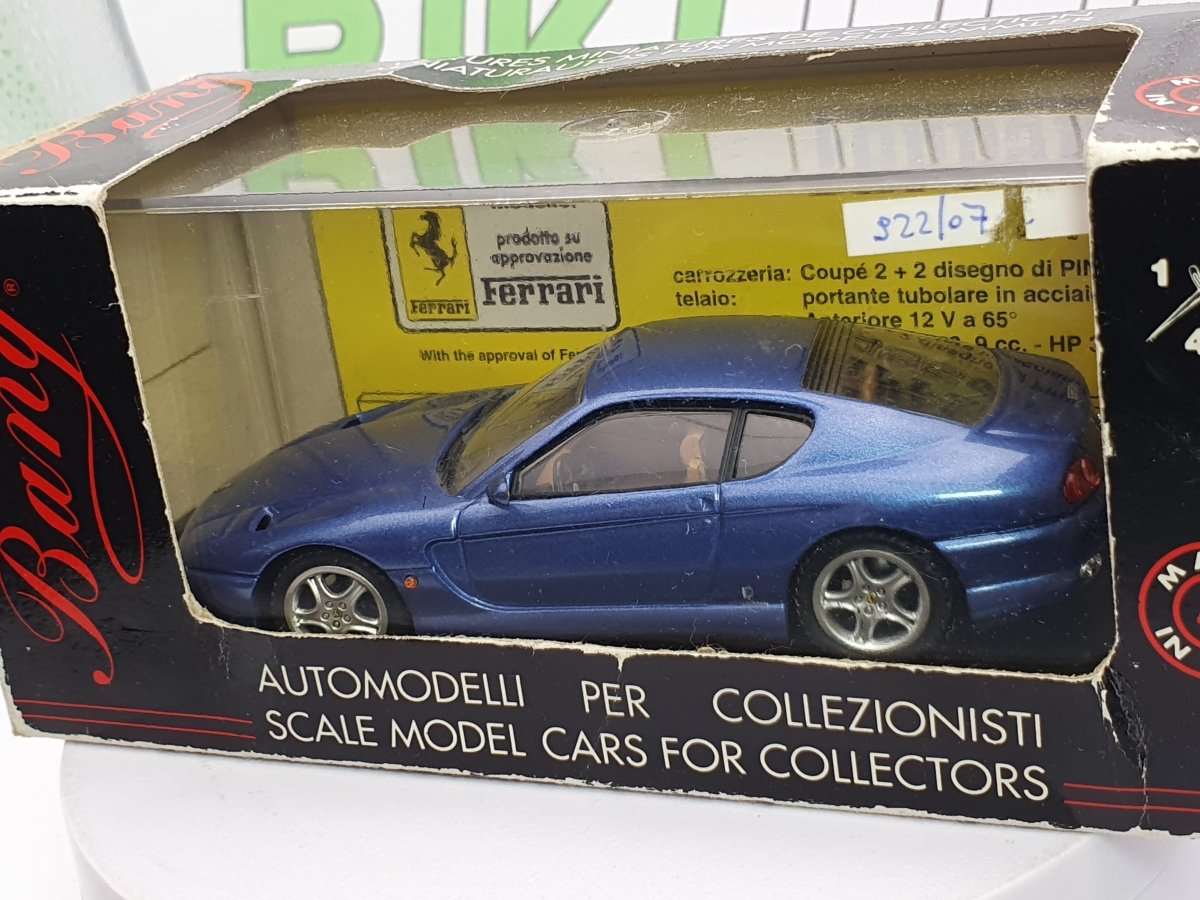 Ferrari 456 GT Bang 1/43 Blu met. 1992 - RikiToys - Bang