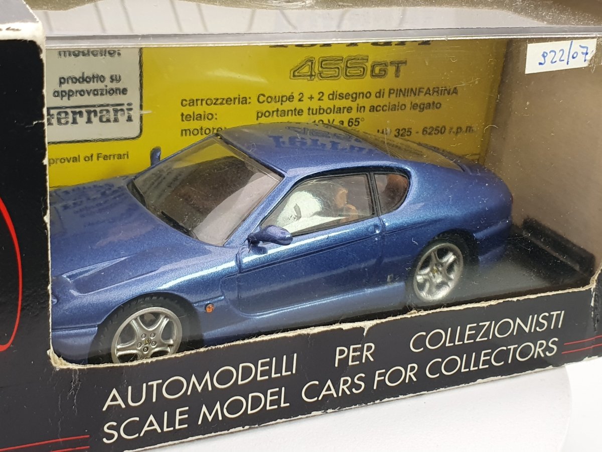 Ferrari 456 GT Bang 1/43 Blu met. 1992 - RikiToys - Bang
