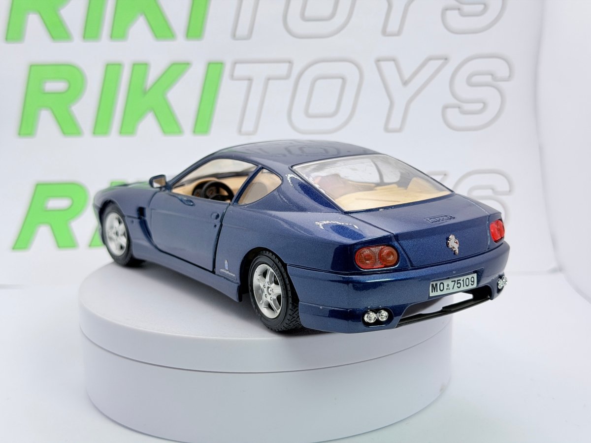 Ferrari 456 GT Burago 1/24 Blu Metallizzato - RikiToys - Burago