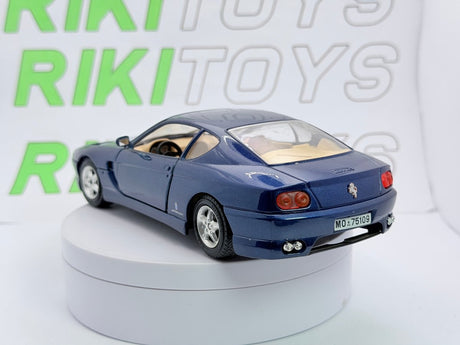 Ferrari 456 GT Burago 1/24 Blu Metallizzato - RikiToys - Burago