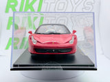 Ferrari 458 Italia Burago 1/24 Rosso 2009 - RikiToys - Burago