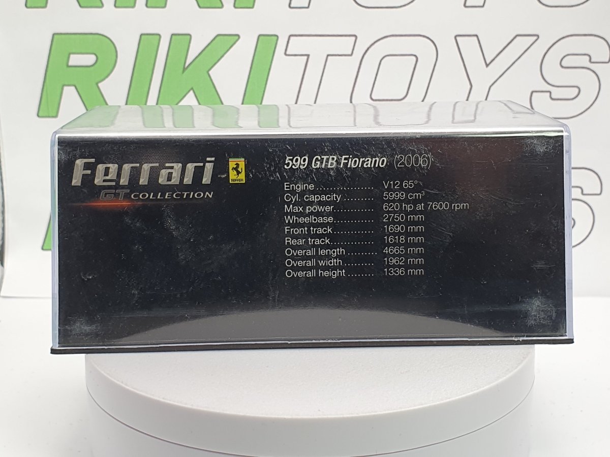 Ferrari 599 GTB Fiorano Edicola 1/43 Nero - RikiToys - Edicola#