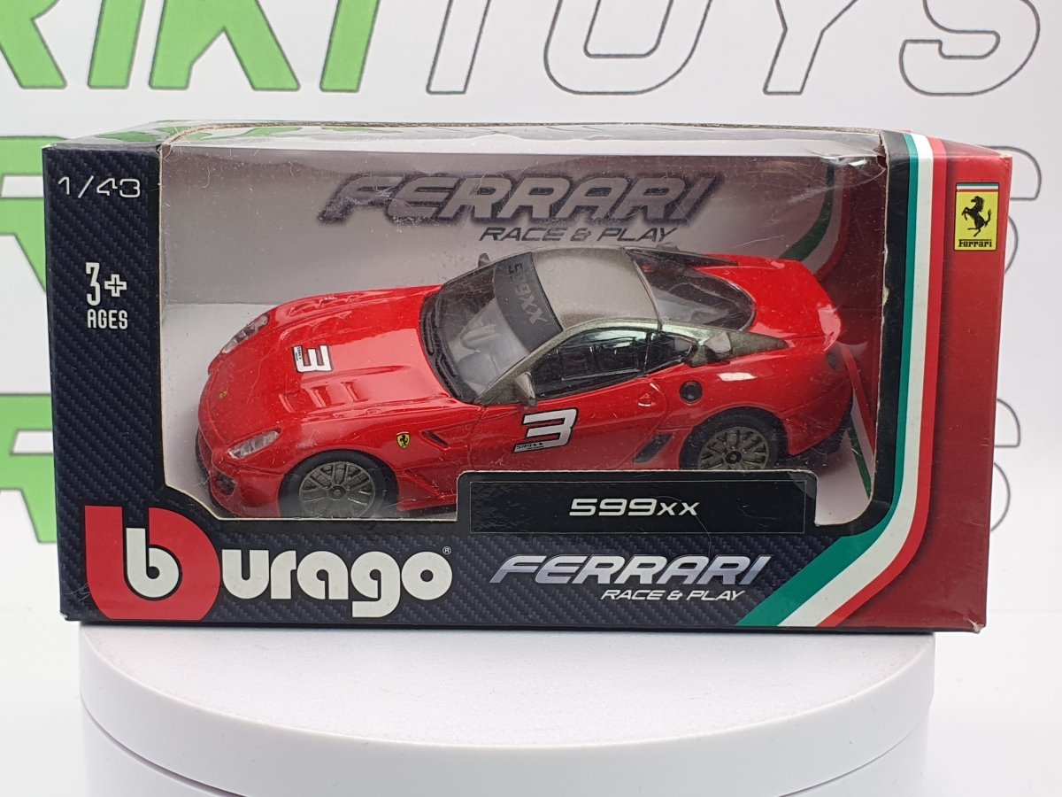 Ferrari 599 XX Burago 1/43 Rosso - RikiToys - Burago