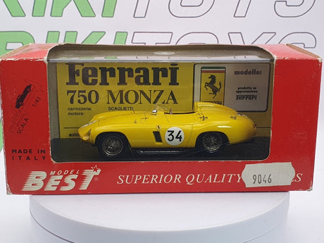 Ferrari 750 Monza Best 1/43 Giallo 1955 - RikiToys - Best