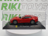 Ferrari 812 Superfast Edicola 1/43 Rosso - RikiToys - Edicola#