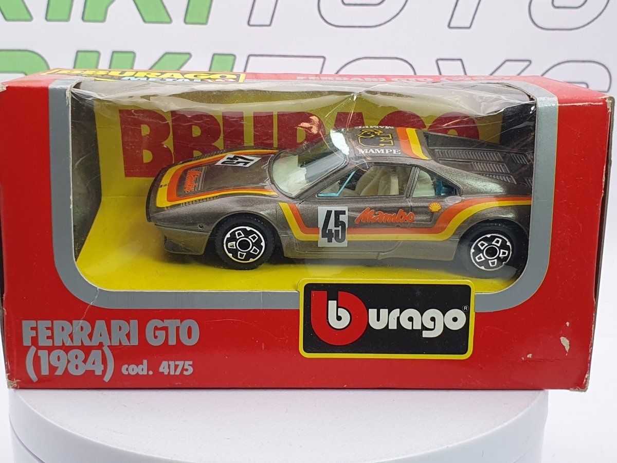 Ferrari GTO Burago 1/43 Grigio met. 1984 - RikiToys - Burago