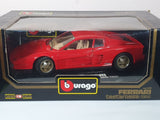 Ferrari Testarossa Burago 1/18 Rosso 1984 - RikiToys - Burago