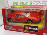 Ferrari Testarossa Burago 1/43 Rosso 1984 - RikiToys - Burago