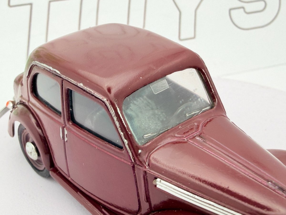 Fiat 1100 E Brumm 1/43 Rosso scuro 1951 - RikiToys - Brumm