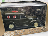 Fiat 1100 ELR Brumm 1/43 Verde 1949 - RikiToys - Brumm