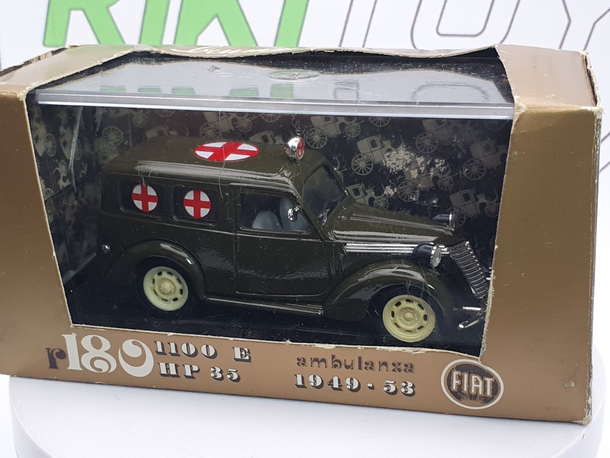 Fiat 1100 ELR Brumm 1/43 Verde 1949 - RikiToys - Brumm