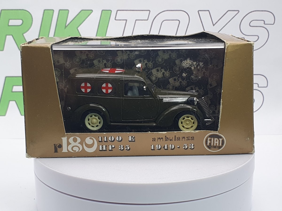 Fiat 1100 ELR Brumm 1/43 Verde 1949 - RikiToys - Brumm