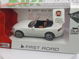 Fiat 124 Spider MondoMotors 1/43 Bianco 2016 - RikiToys - MondoMotors