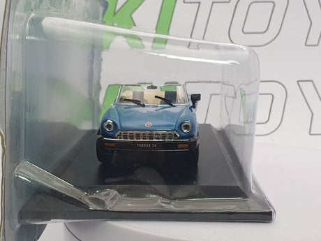 Fiat 124 Spider Norev 1/43 Azzurro 1980 - RikiToys - Norev