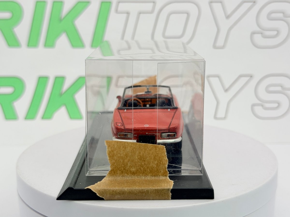 Fiat 124 Sport Spider Norev 1/43 Rosso 1968 - RikiToys - Norev