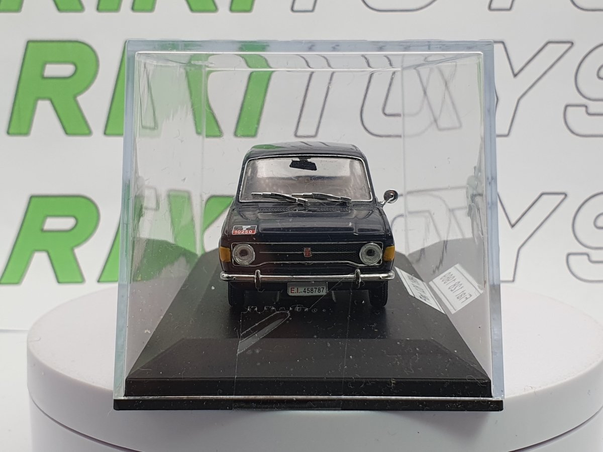 Fiat 128 Berlina Edicola 1/43 Blu 1969 - RikiToys - Edicola#