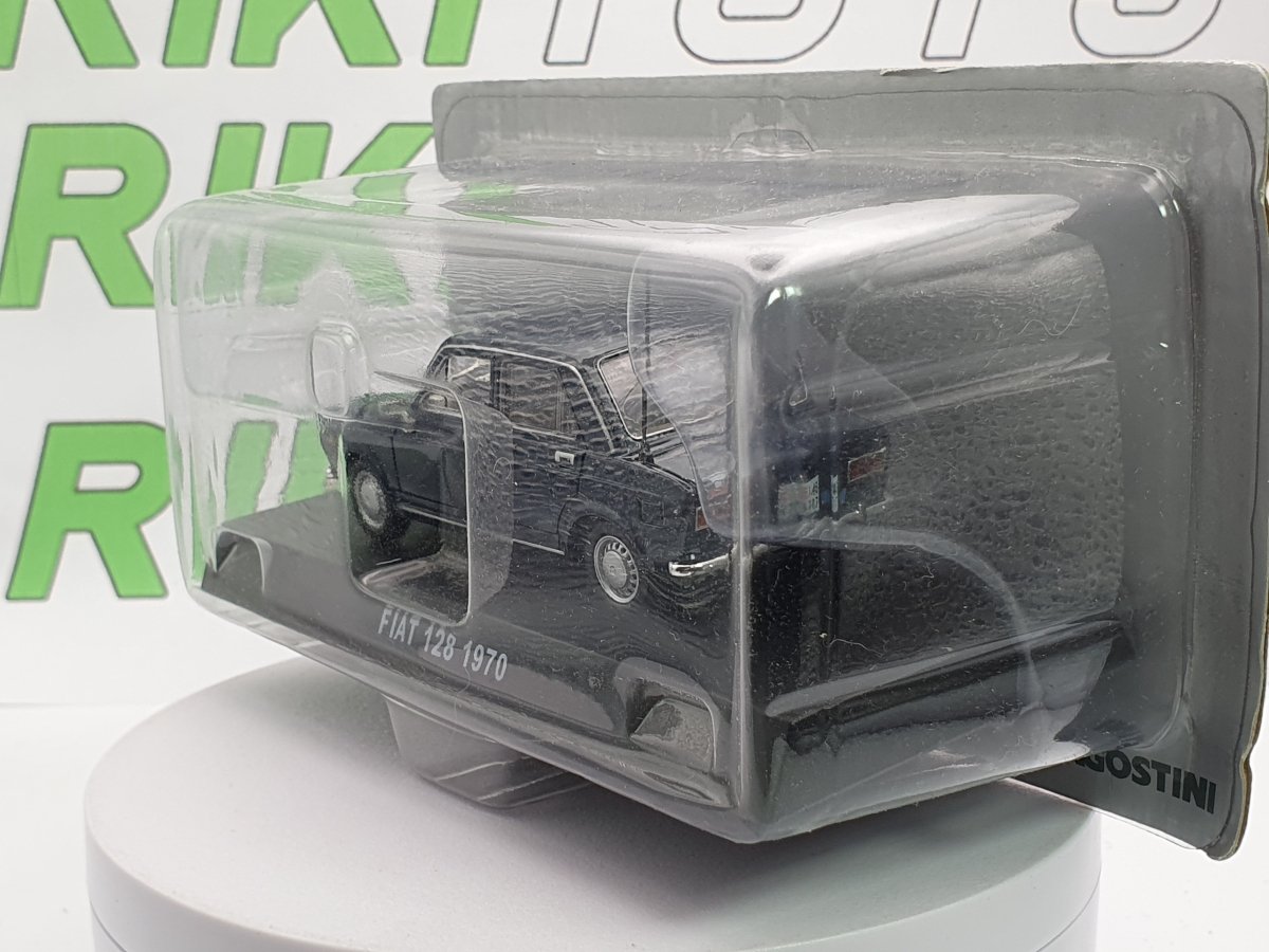 Fiat 128 berlina Edicola 1/43 Blu - RikiToys - Edicola#