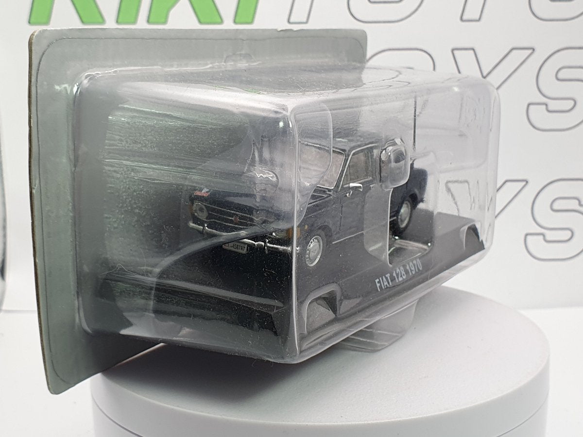 Fiat 128 berlina Edicola 1/43 Blu - RikiToys - Edicola#