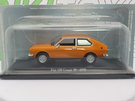 Fiat 128 Coupè 3p Norev 1/43 Arancione 1975 - RikiToys - Norev