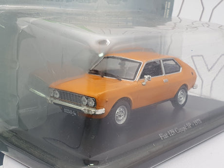 Fiat 128 Coupè 3p Norev 1/43 Arancione 1975 - RikiToys - Norev