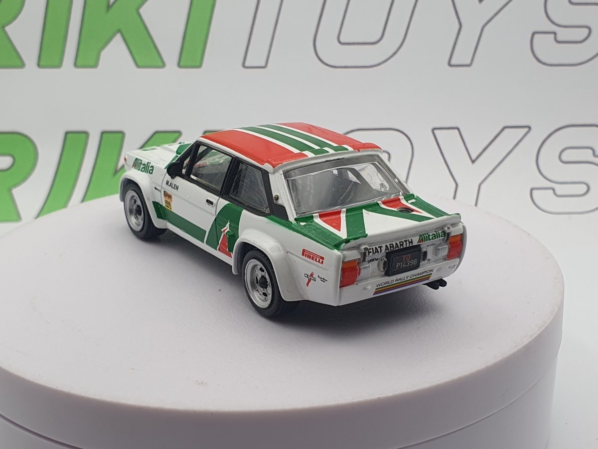 Fiat 131 Abarth Burago 1/43 Bianco 1976 - RikiToys - Burago