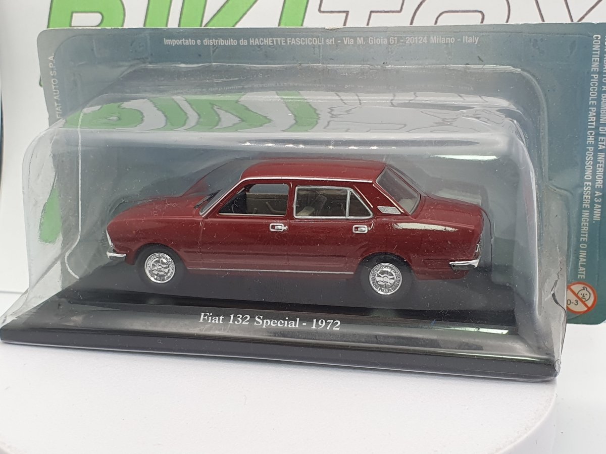 Fiat 132 Special Norev 1/43 Rosso 1972 - RikiToys - Norev