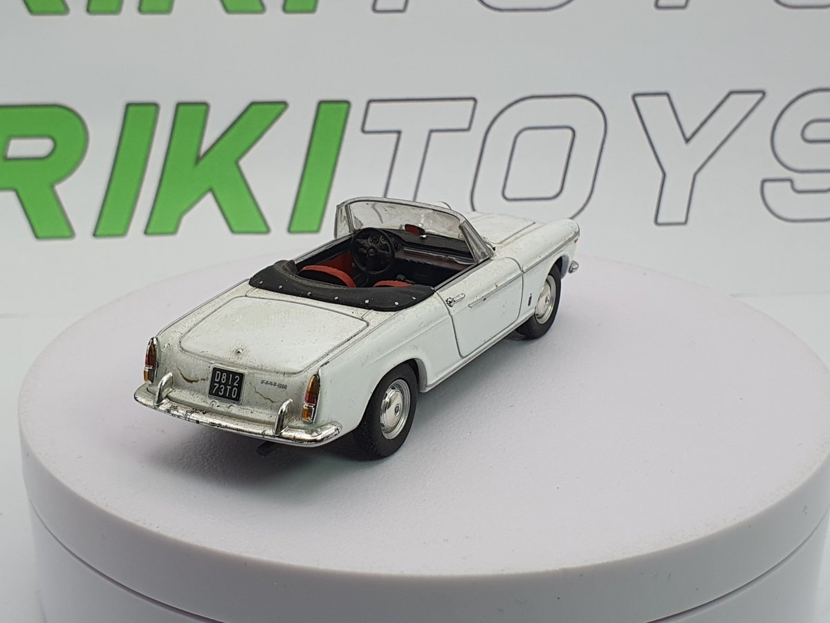 Fiat 1500 Cabriolet Norev 1/43 Bianco 1959 - RikiToys - Norev#
