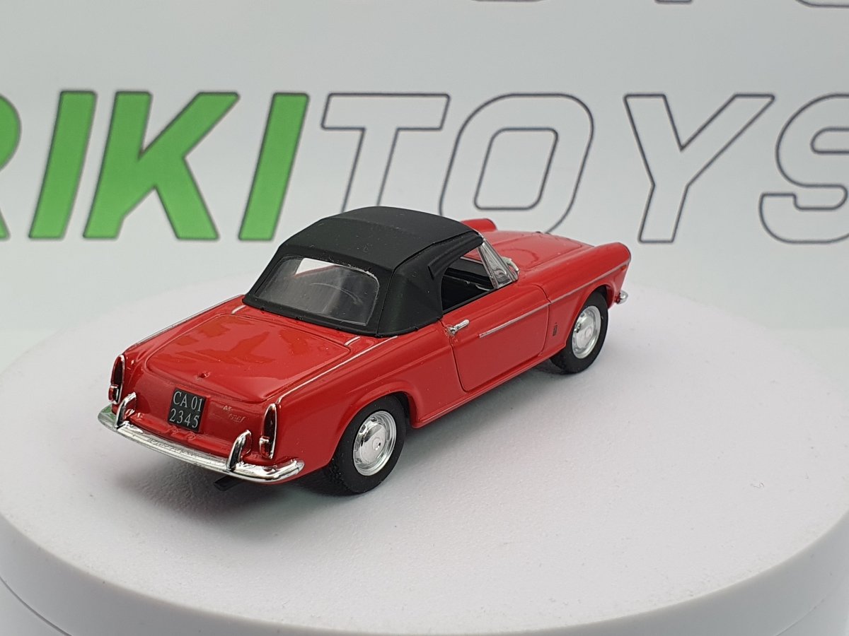 Fiat 1600 Cabrio Norev 1/43 Rosso 1959 - RikiToys - Norev#