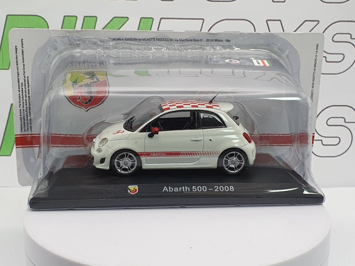 Fiat 500 Abarth MetroMo 1/43 Bianco - RikiToys - MetroMo#