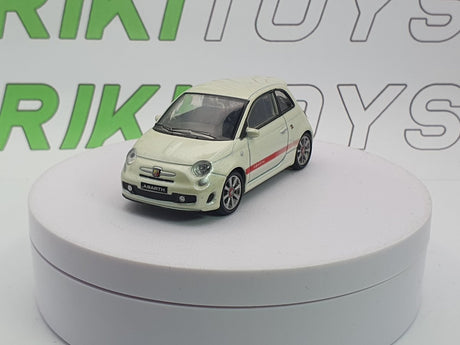 Fiat 500 Abarth Mondo Motors 1/43 Bianco 2008 - RikiToys - Mondo Motors