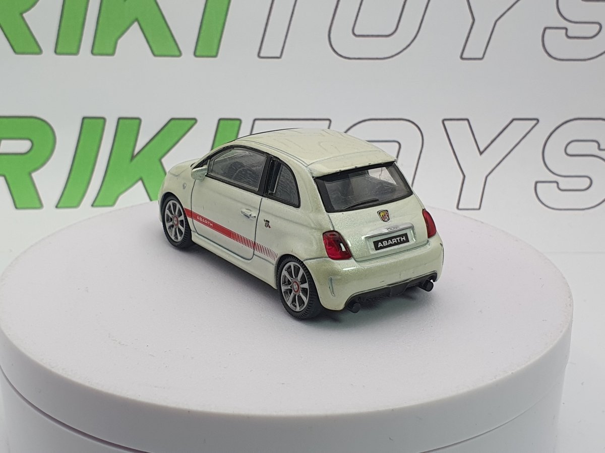 Fiat 500 Abarth Mondo Motors 1/43 Bianco 2008 - RikiToys - Mondo Motors