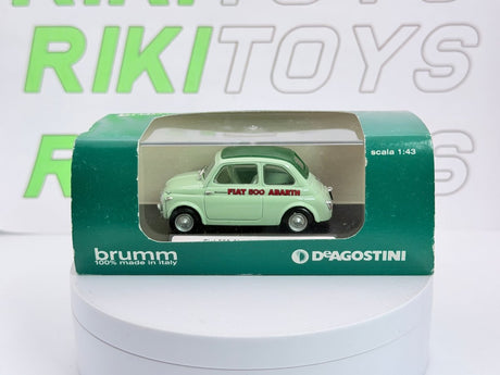 Fiat 500 Abarth Record Brumm 1/43 Verde 1958 - RikiToys - Brumm