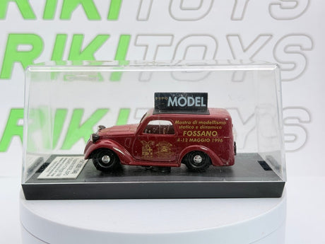 Fiat 500 B furgone Brumm 1/43 Rosso 1946 - RikiToys - Brumm