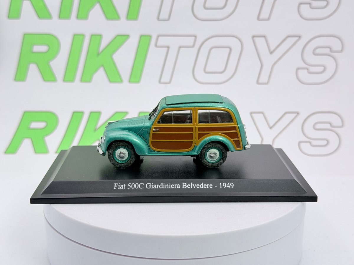 Fiat 500 Belvedere Legno Norev 1/43 Verde 1949 - RikiToys - Norev