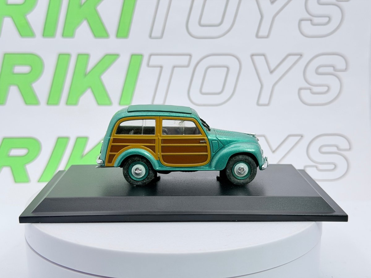 Fiat 500 Belvedere Legno Norev 1/43 Verde 1949 - RikiToys - Norev